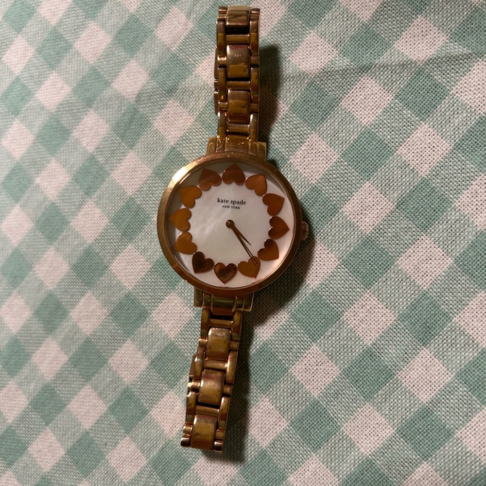 Kate Spade Gold Heart Accent Watch